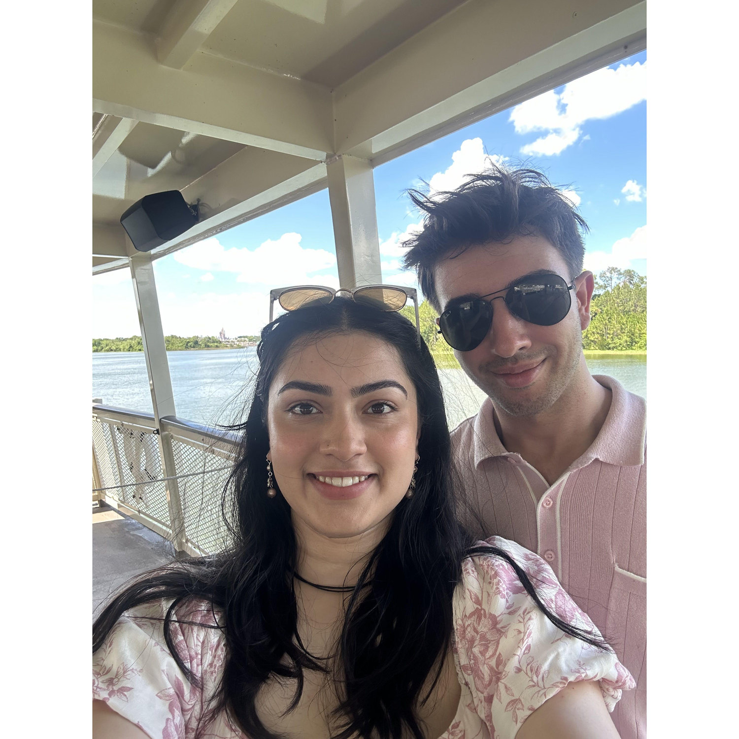 Our first selfie at Disney World