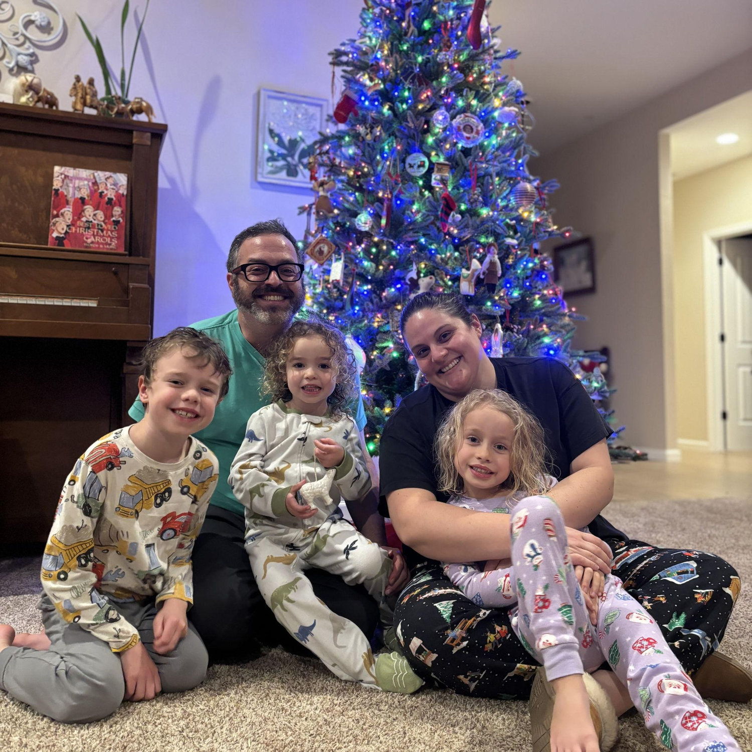 Christmas with Megan's family in 2025