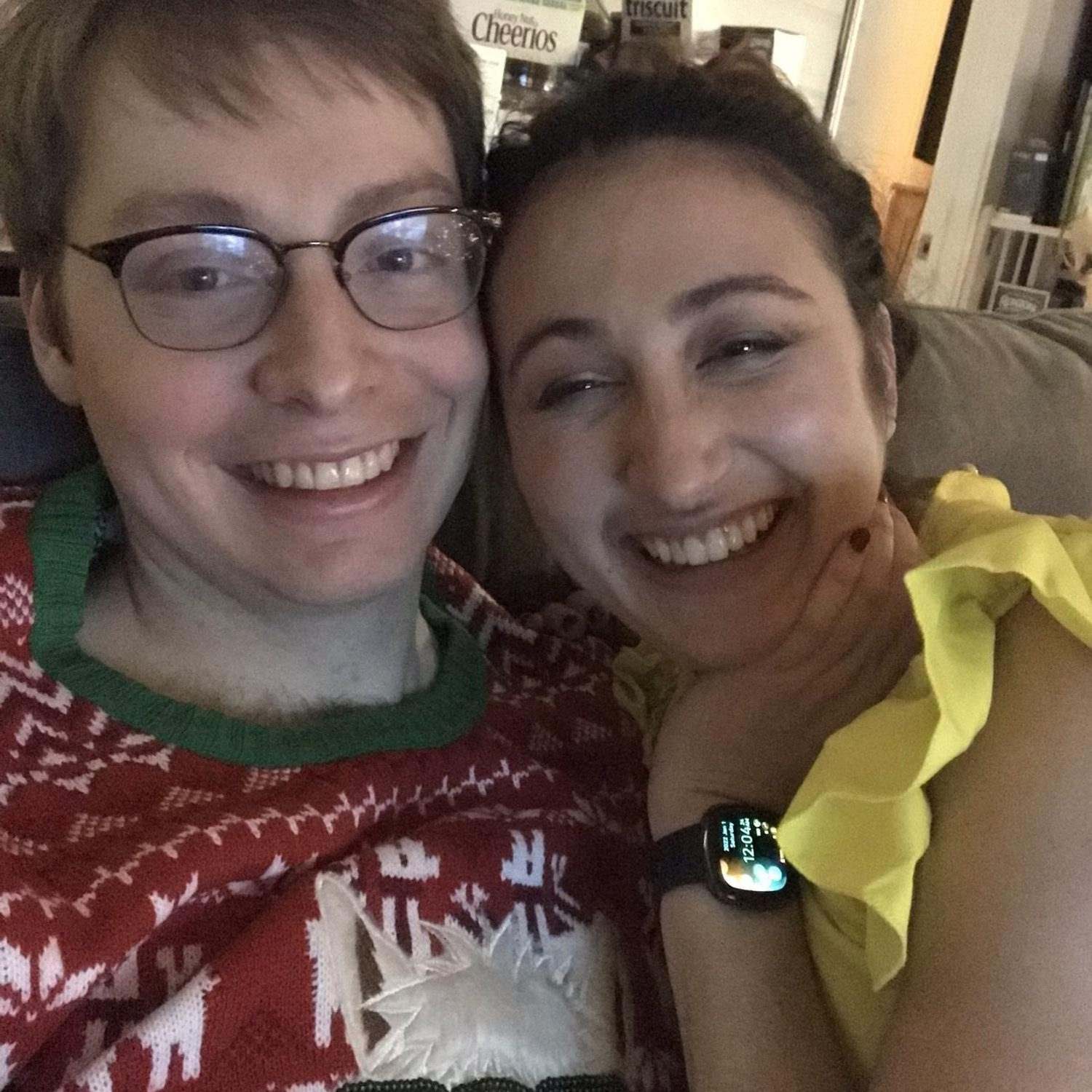 New Years? You can't see his ugly sweater -- but imagine him in Llama-form