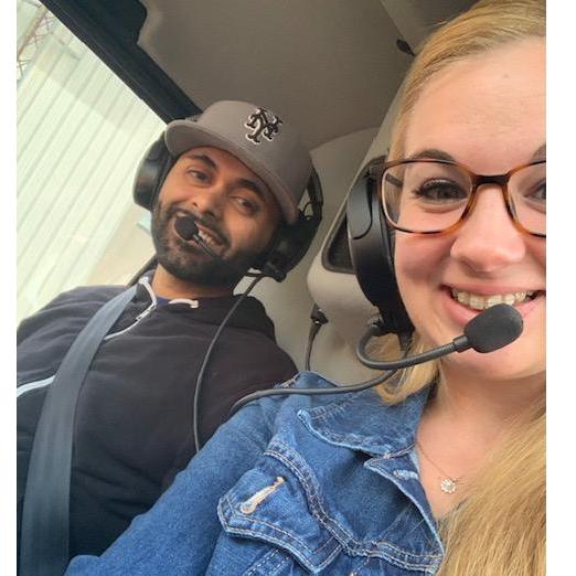 Celebrating Wilson's birthday with a helicopter ride because why not?!