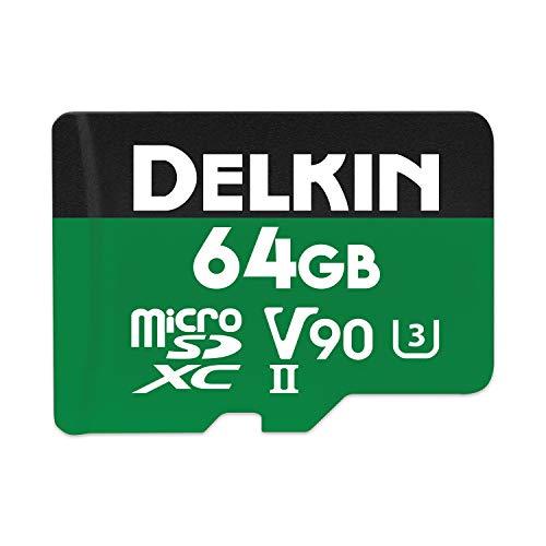 Delkin Devices 64GB Power microSDXC UHS-II (U3/V90) Memory Card