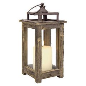 Rustic Wood Lantern Candle Holder - CKK Home Decor