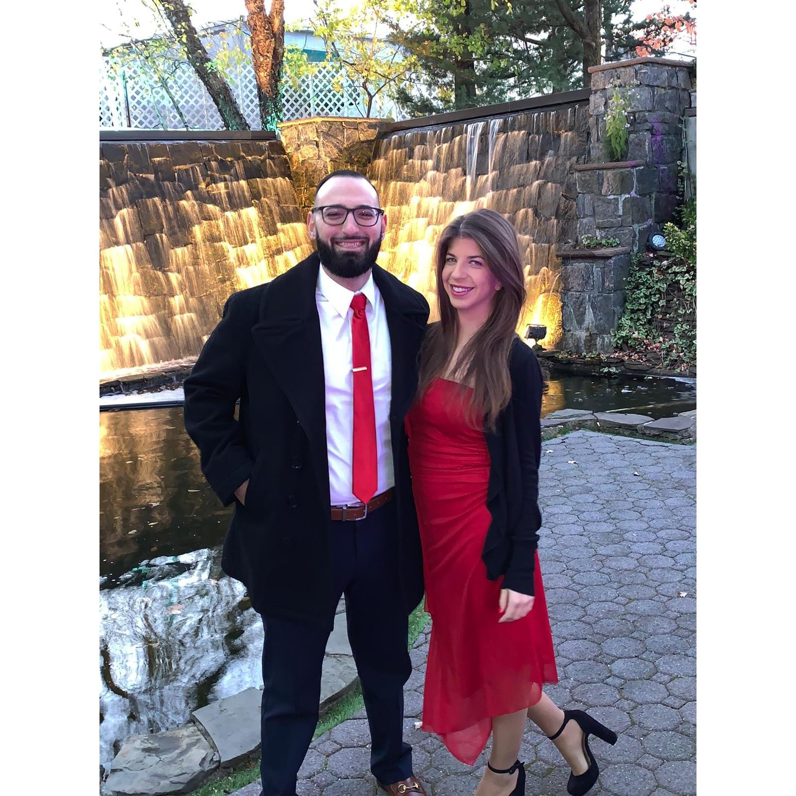 His wedding date! ❤️ (I'm roasting my little summer baby in my belly here)