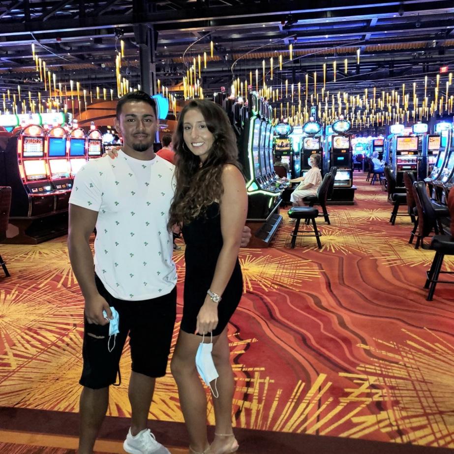 Our COVID era,  August 13, 2020, this was Daniel’s first birthday together he was turning 23 here. This was the night we said "I love you" for the first time!