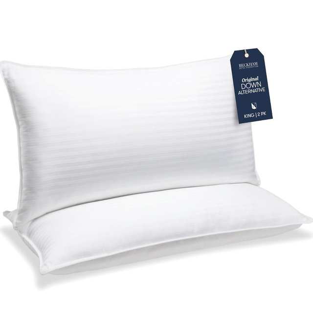 Beckham Hotel Collection Bed Pillows King Size Set of 2