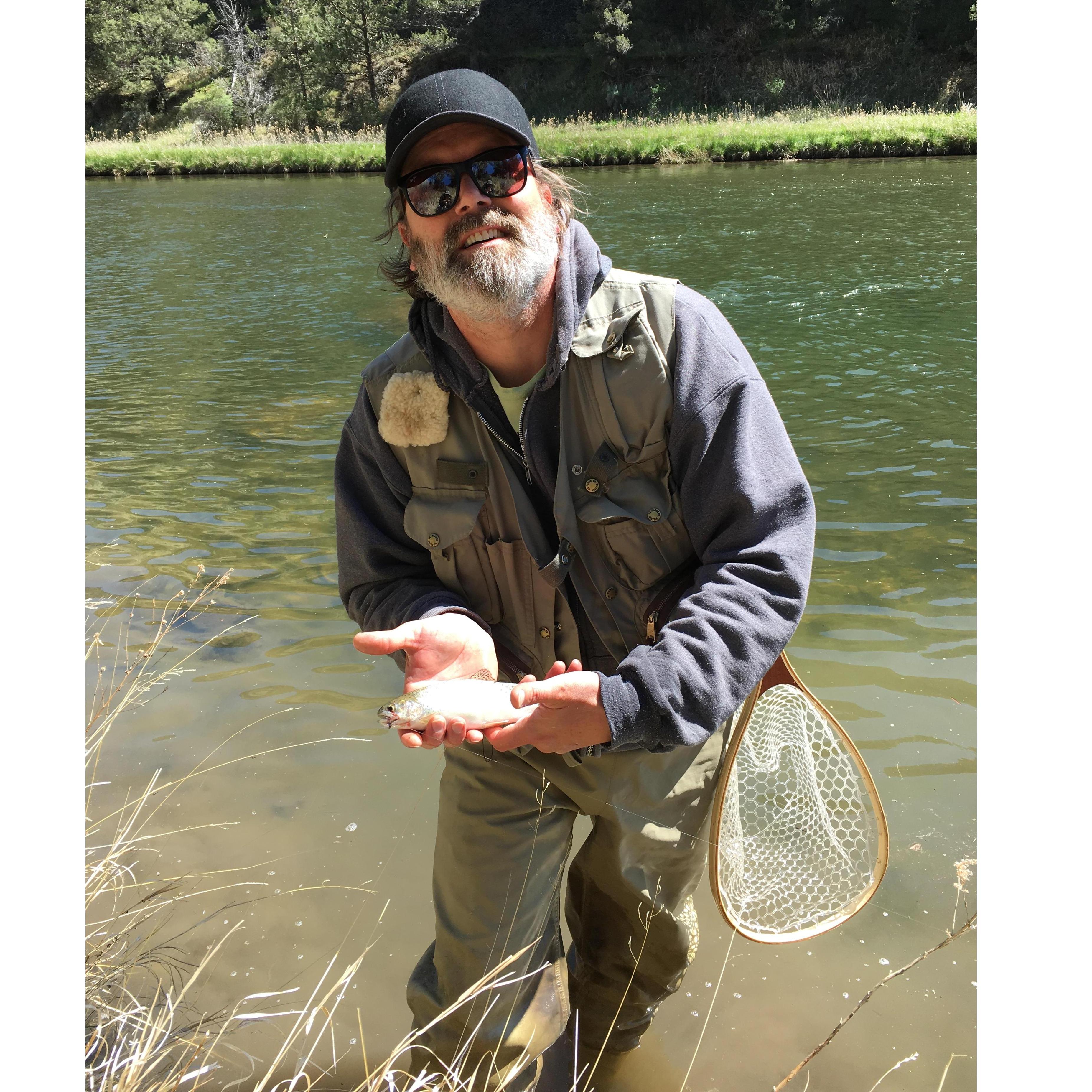 Fly fishing on the Crooked River