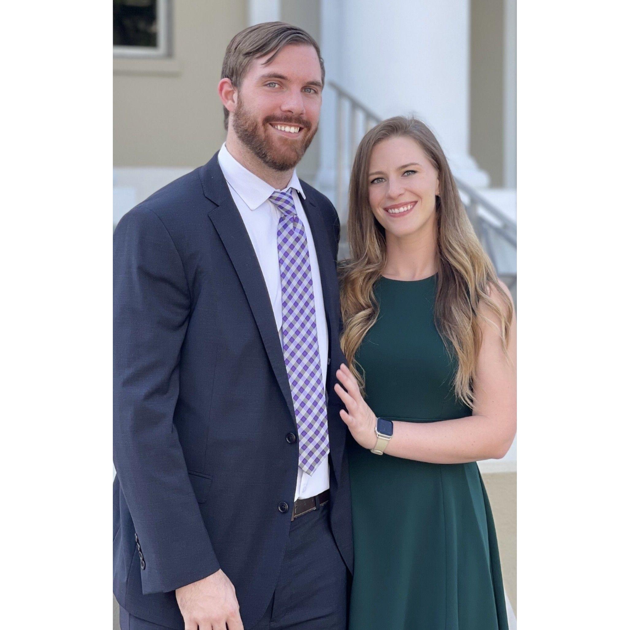 Celebrating Christian's Swearing In ceremony to become an official member of the Florida Bar!