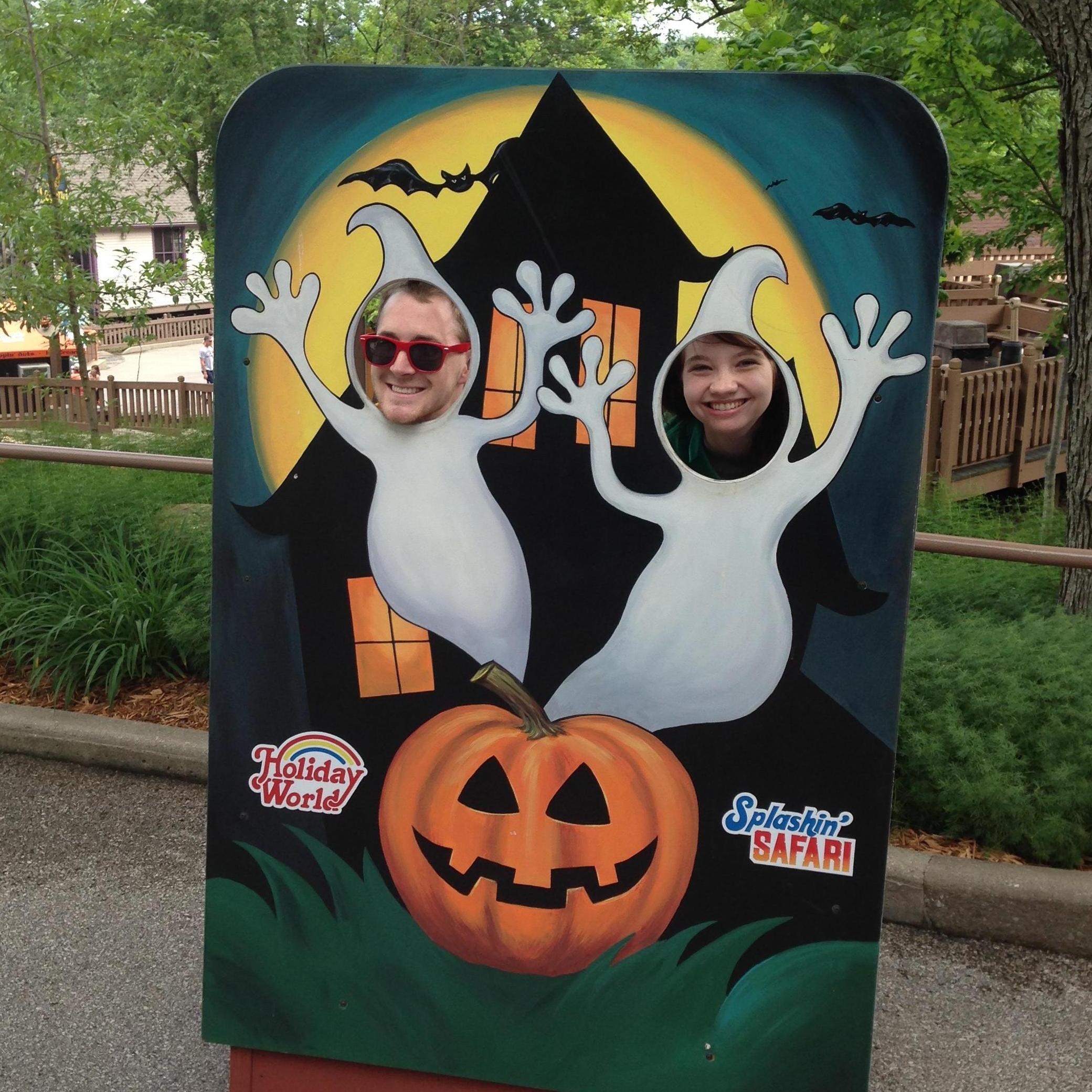 From when we went to Holiday World with Kim's Mamaw and Papaw.