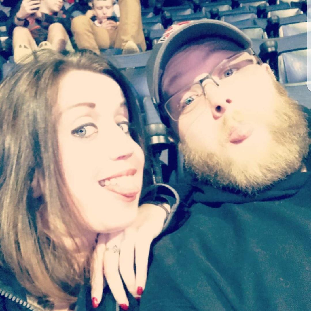 Our first Columbus Blue Jackets date!