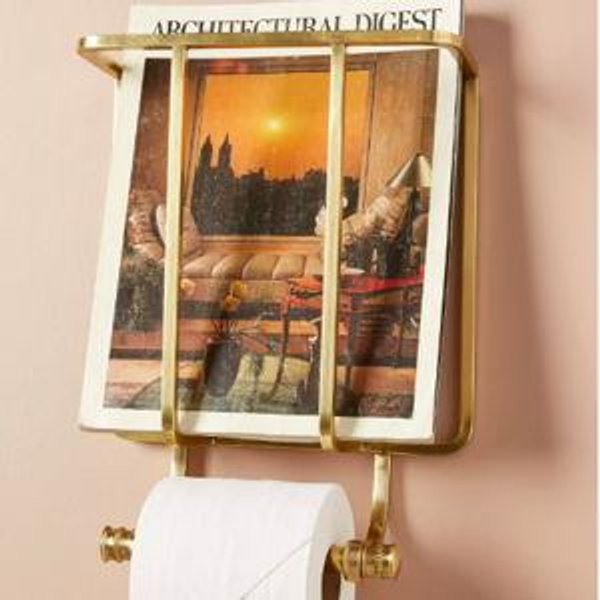 Magazine And Toilet Paper Holder