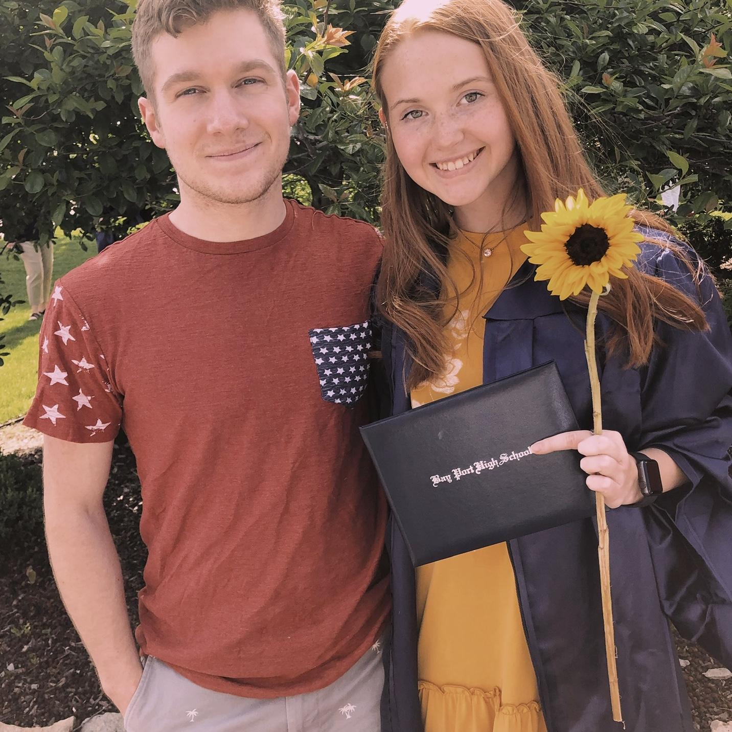 Megan’s graduation in 2019