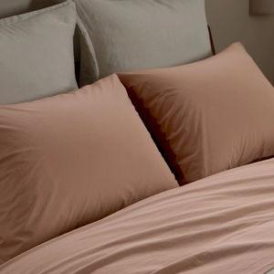 Parachute Percale Sheet Set -Color: Adobe / Size: Queen / Side Open