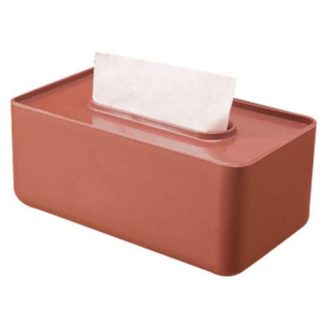 Tissue Box Rectangular Plastic Facial Tissue Napkin Box Toilet Paper Dispenser Case Holder Home Office Decoration