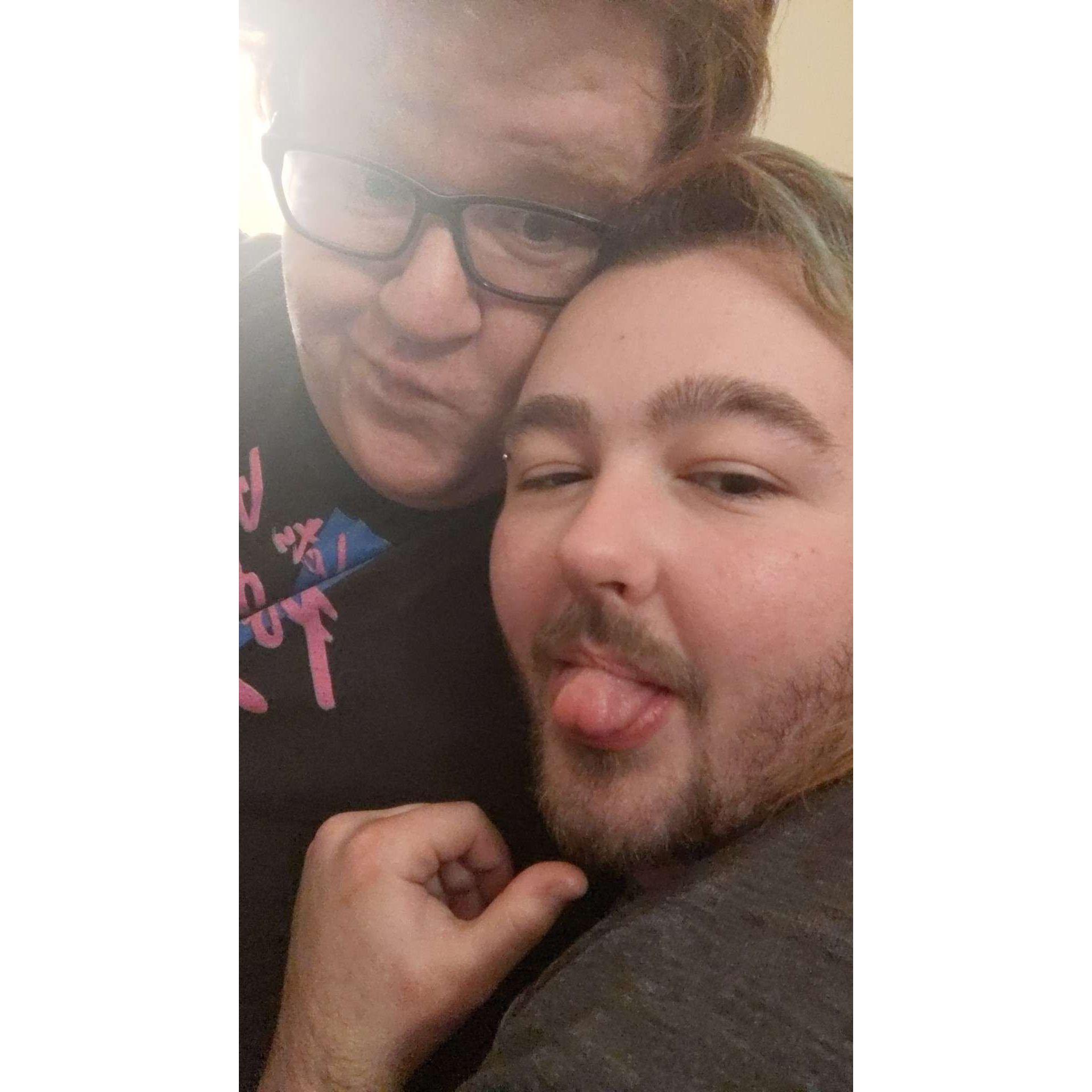 This is the first photo we ever took together.