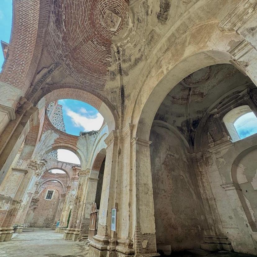 No shortage of church ruins to explore everywhere in Antigua