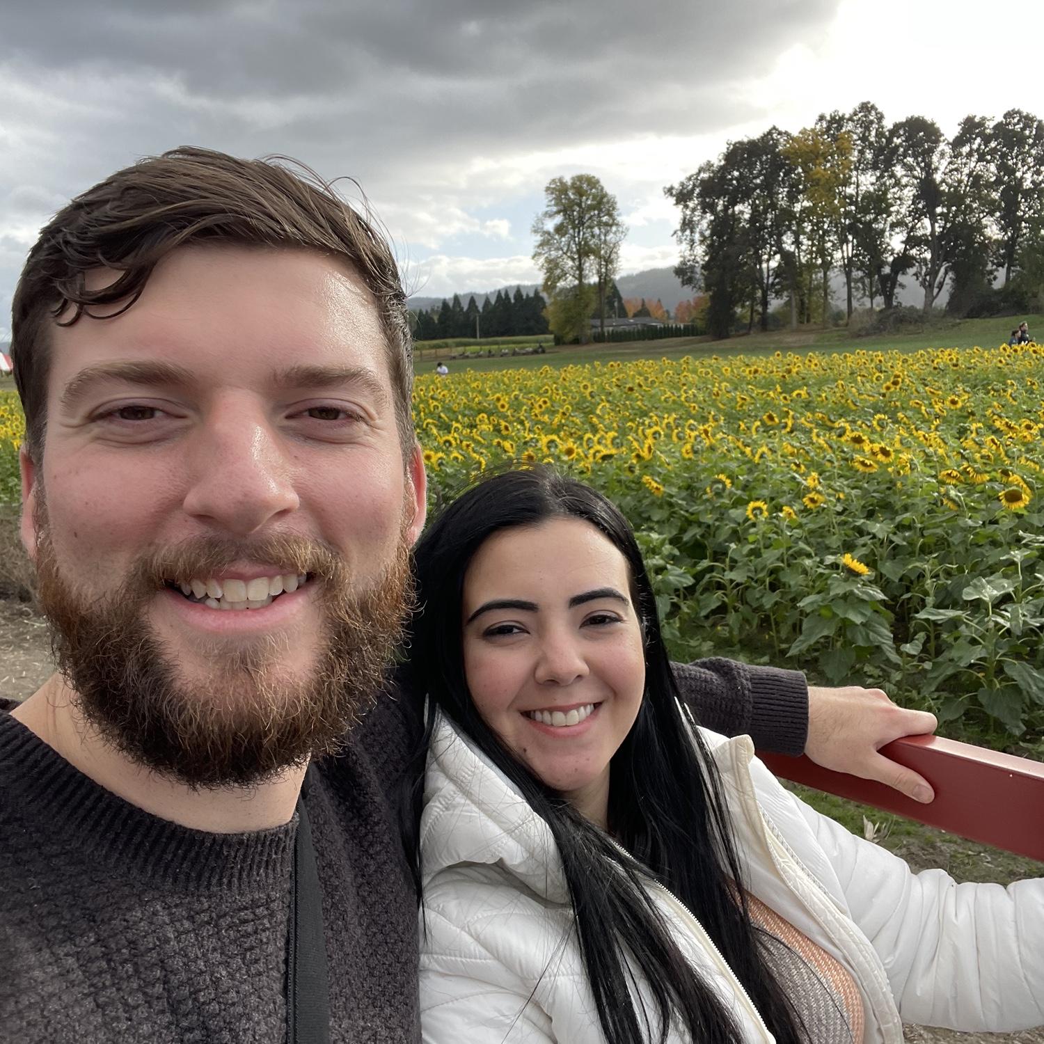 First time at a pumpkin patch together!