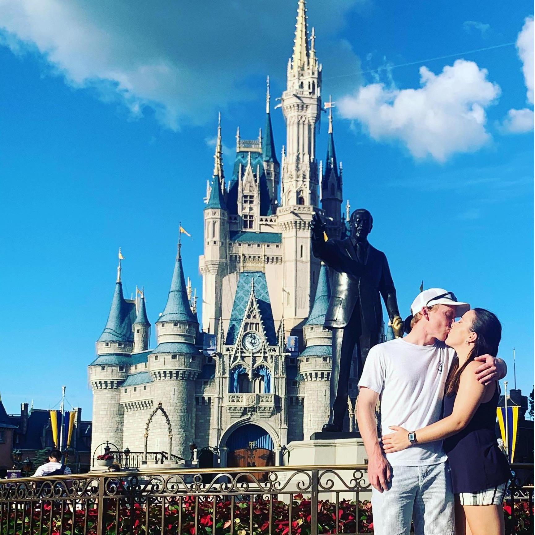 Disney World was our first vacation together-- and it was magical. We said "I love you" for the first time in front of the castle and played our first round of mini golf (ask Matt who won!)