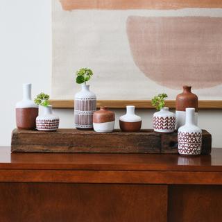 Stoneware 8-Piece Vase Set