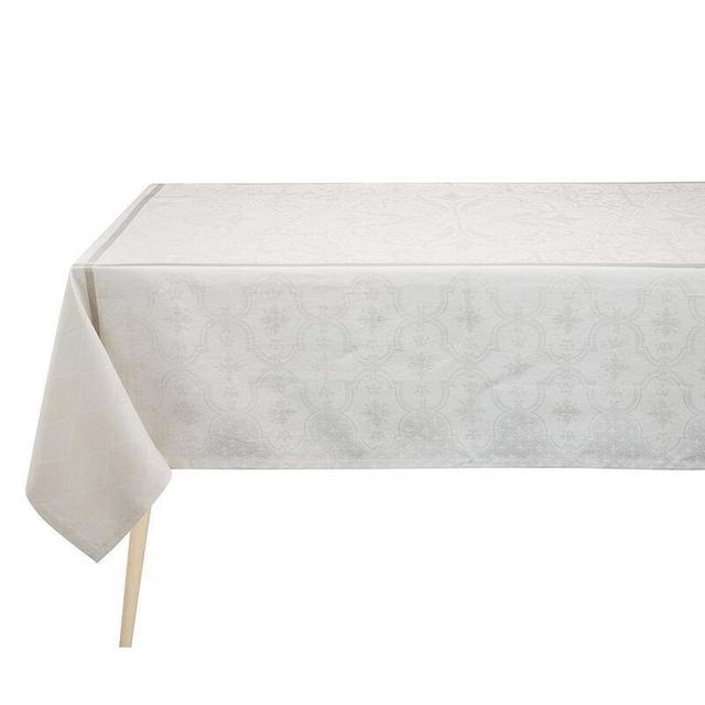 Le Jacquard Francais ~ Armoiries Tablecloth 69 X 98" - Off White