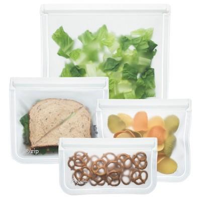 (re)zip Leak-proof Clear Essential Storage Bag - 4ct