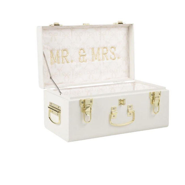 Mr. & Mrs. Keepsake Trunk