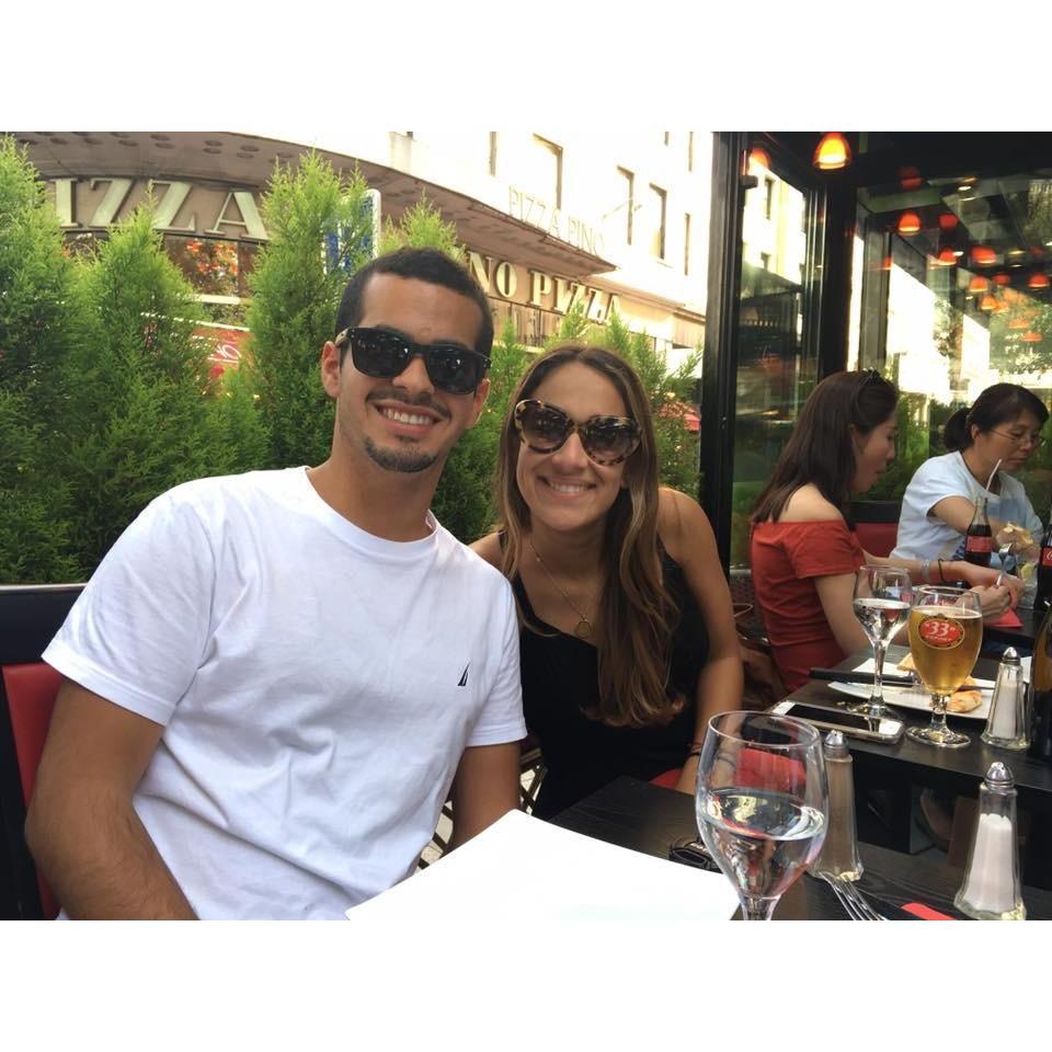 First hours in Paris together, August 2016.