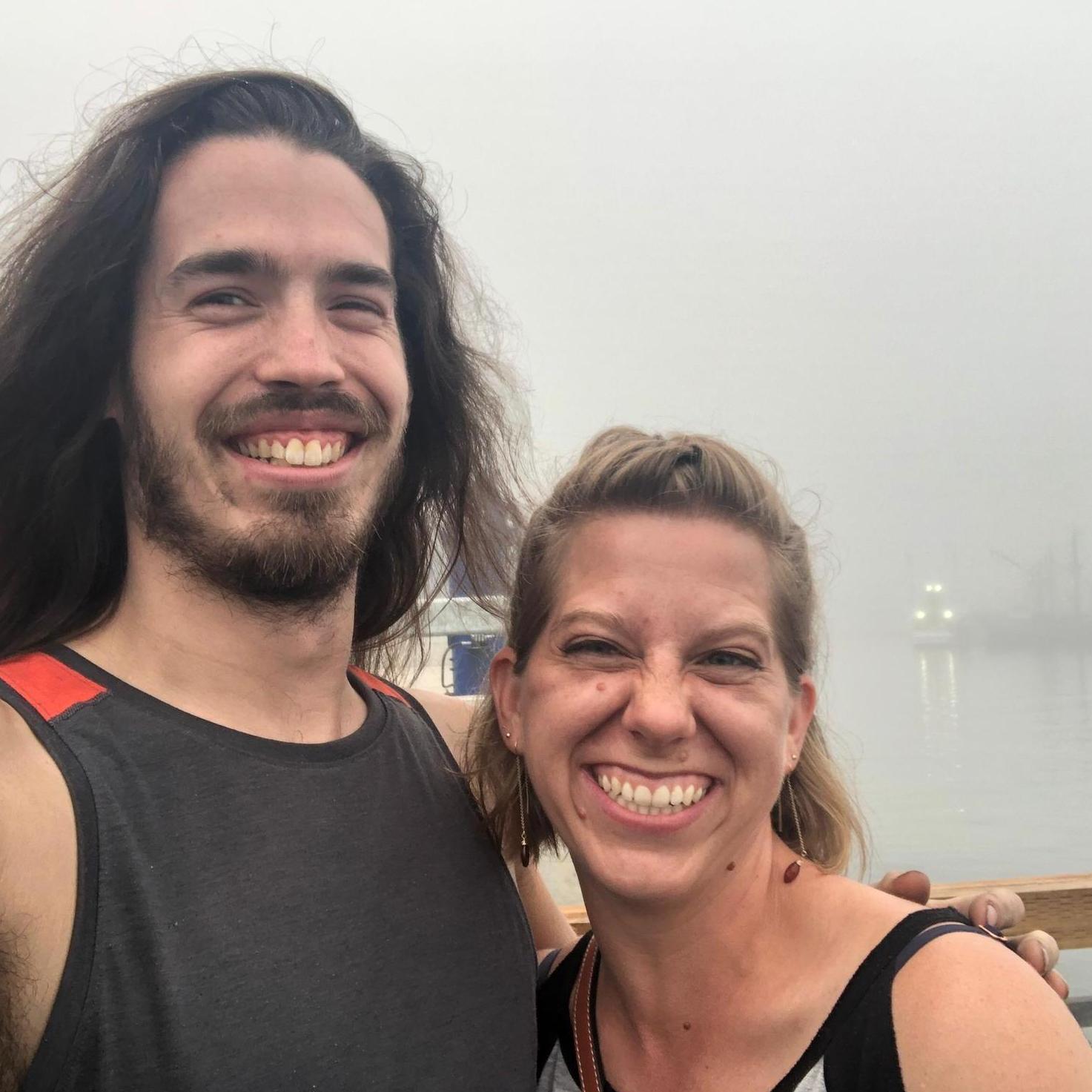 When we surprised Matt's family at the coast, they had no clue what was coming.
