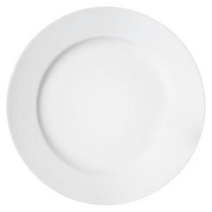 Round Porcelain Dinner Plate White - Threshold™