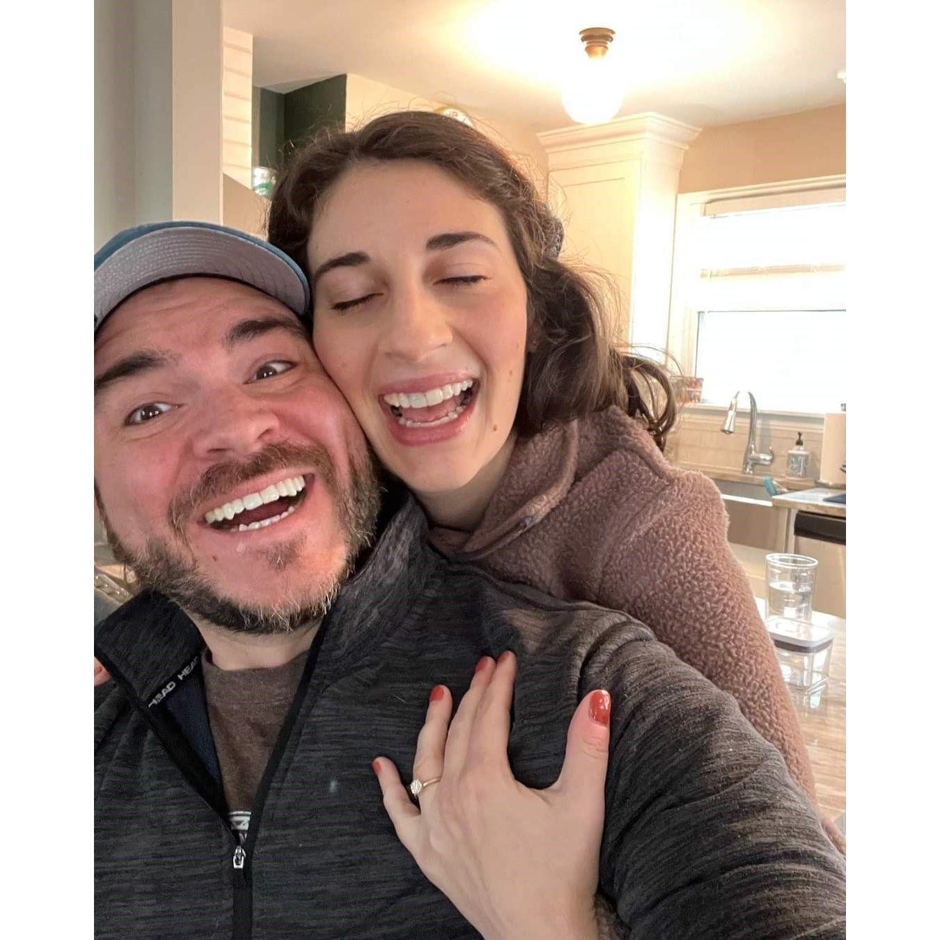 Cheers to a lifetime of awkward photos <3