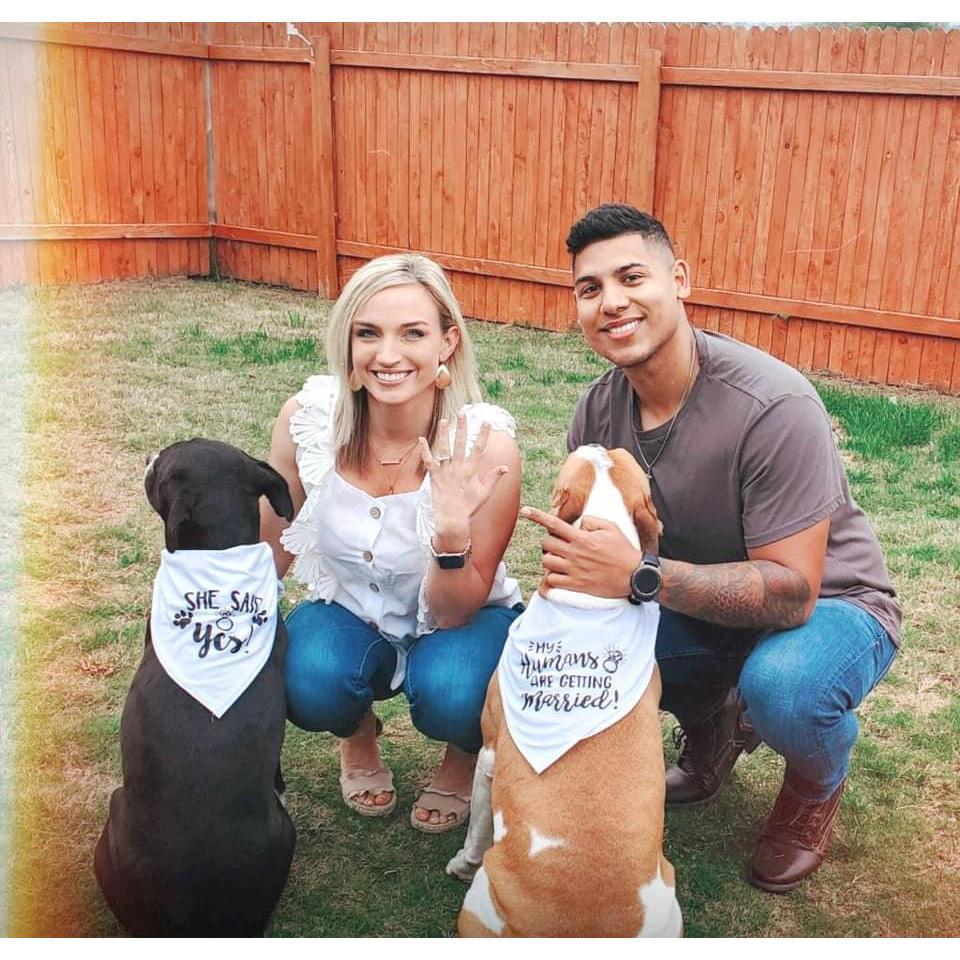 The pups were thrilled.