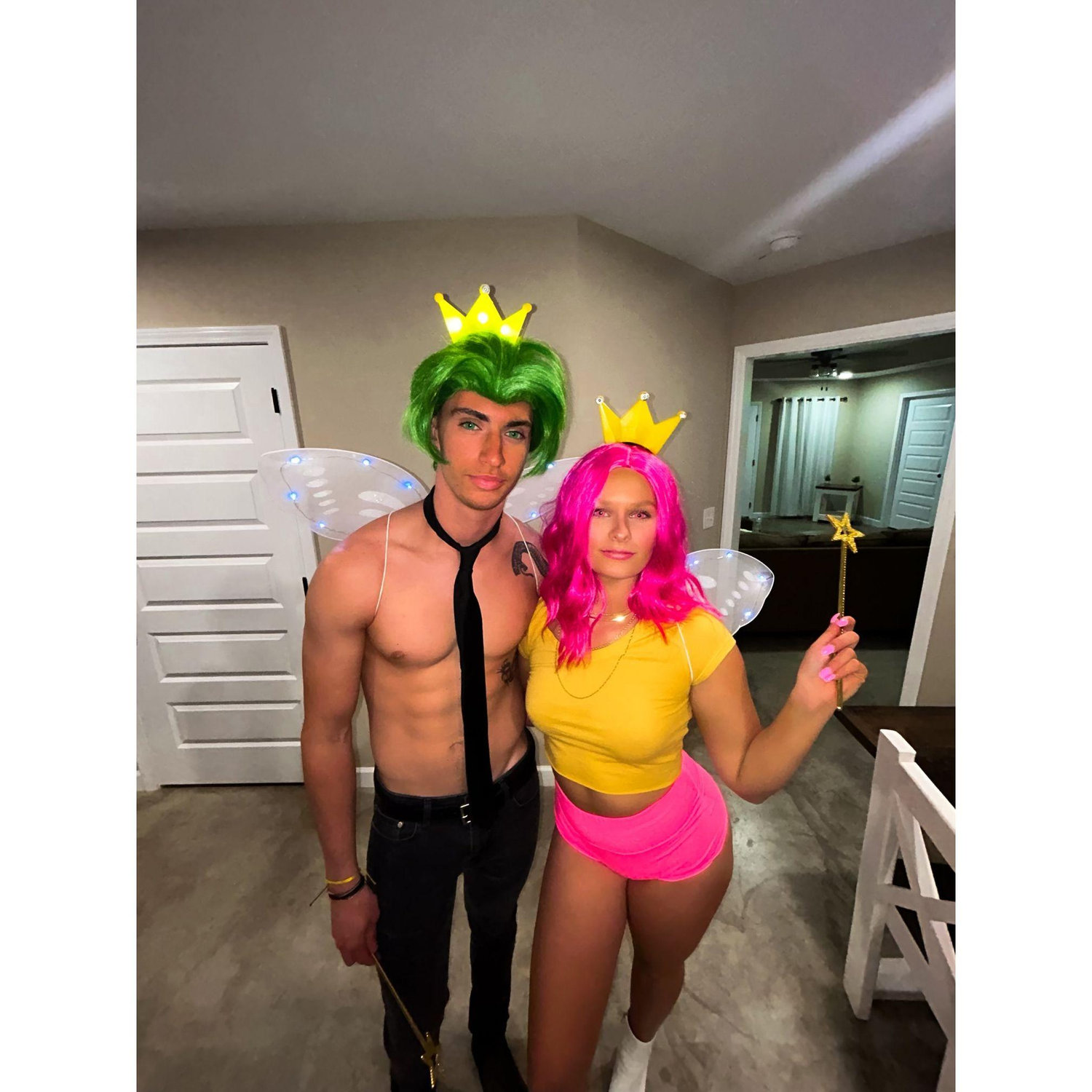First matching Halloween costumes