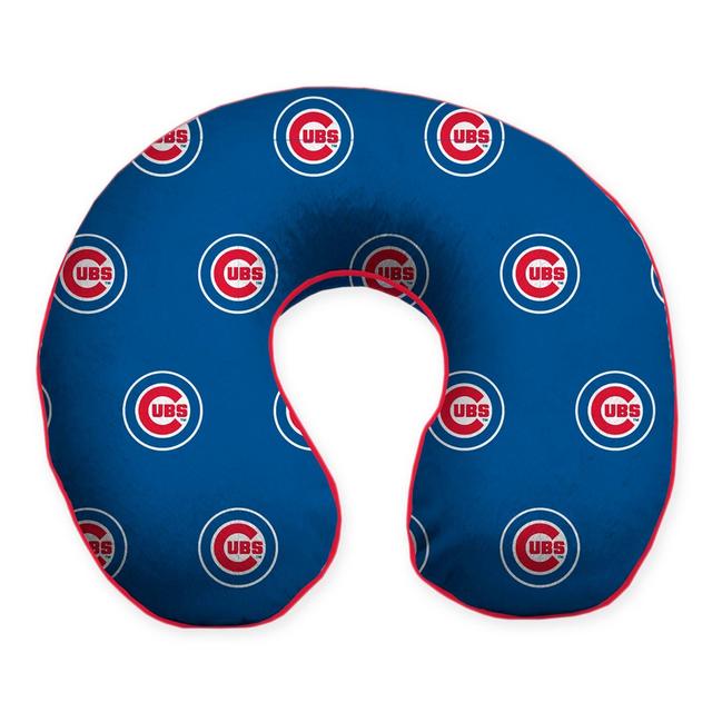 MLB Chicago Cubs Plush Microfiber Travel Pillow