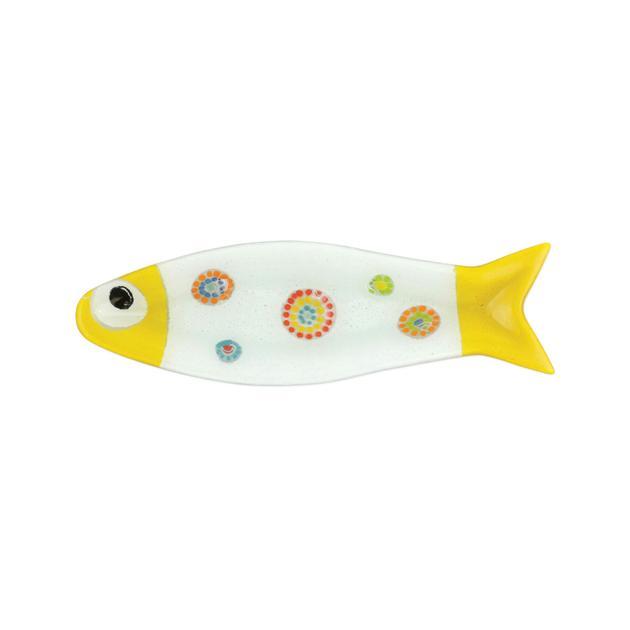 Pesci Colorati Yellow Medium Fish Tray