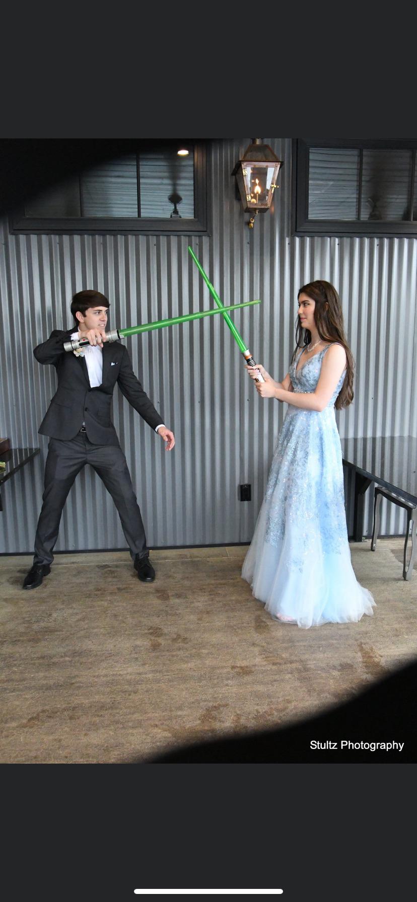 Last prom ever! Matthew's Star Wars dreams coming to life