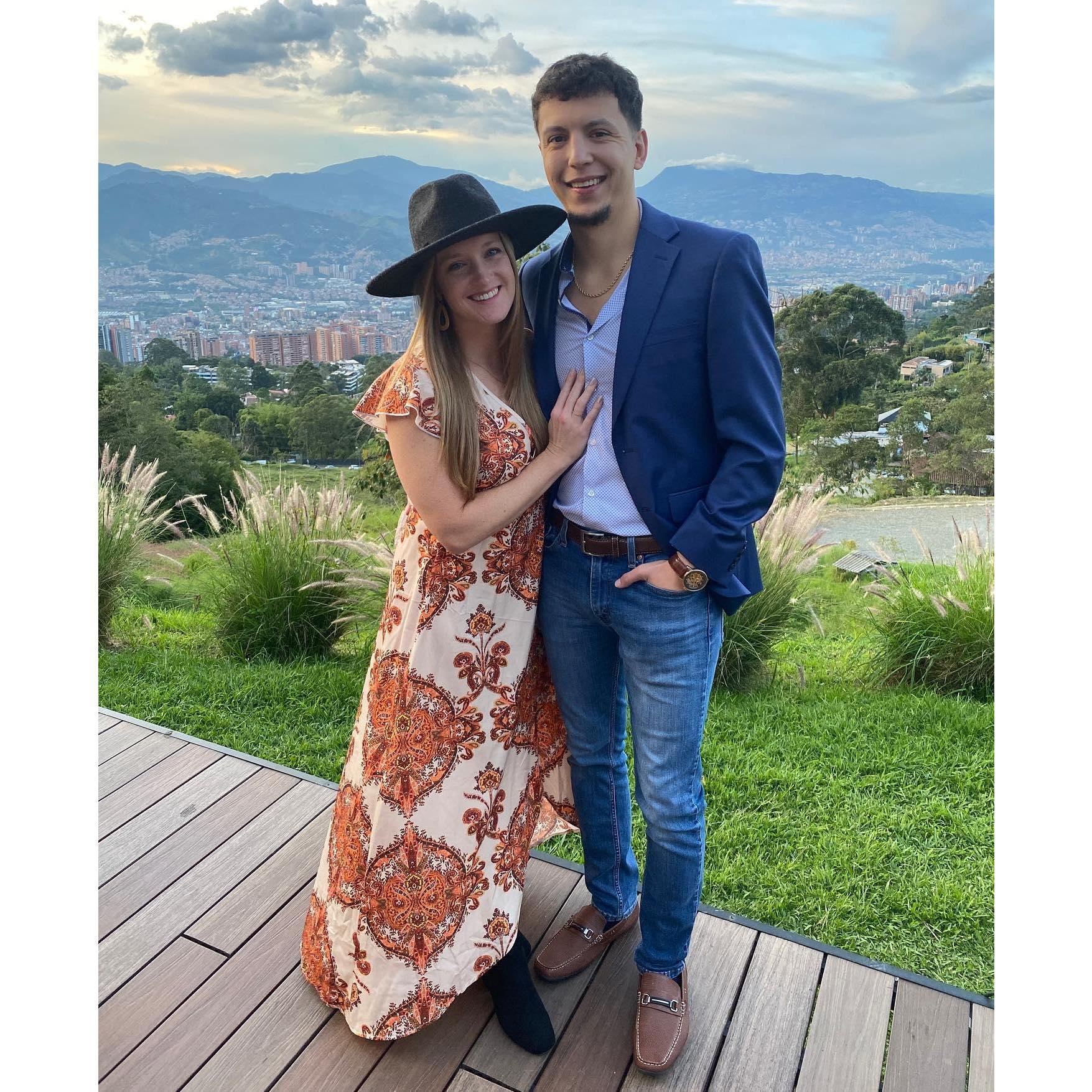 Our first out of the country trip together - Colombia!
