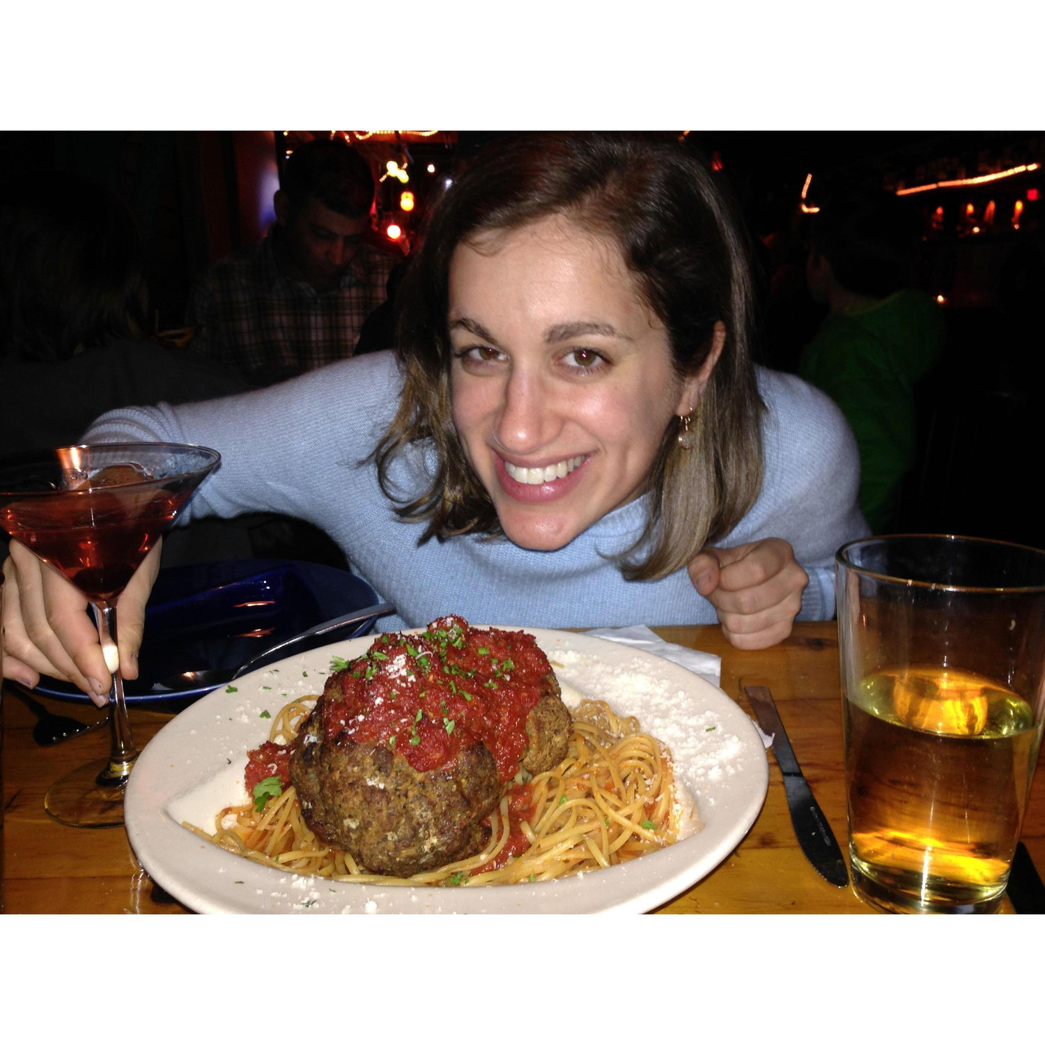 A good italian woman who can eat a meatball the size of your head. (@ the Garlic in Killington, VT.)