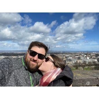 Jeffrey's first visit to Edinburgh Castle (Scotland)