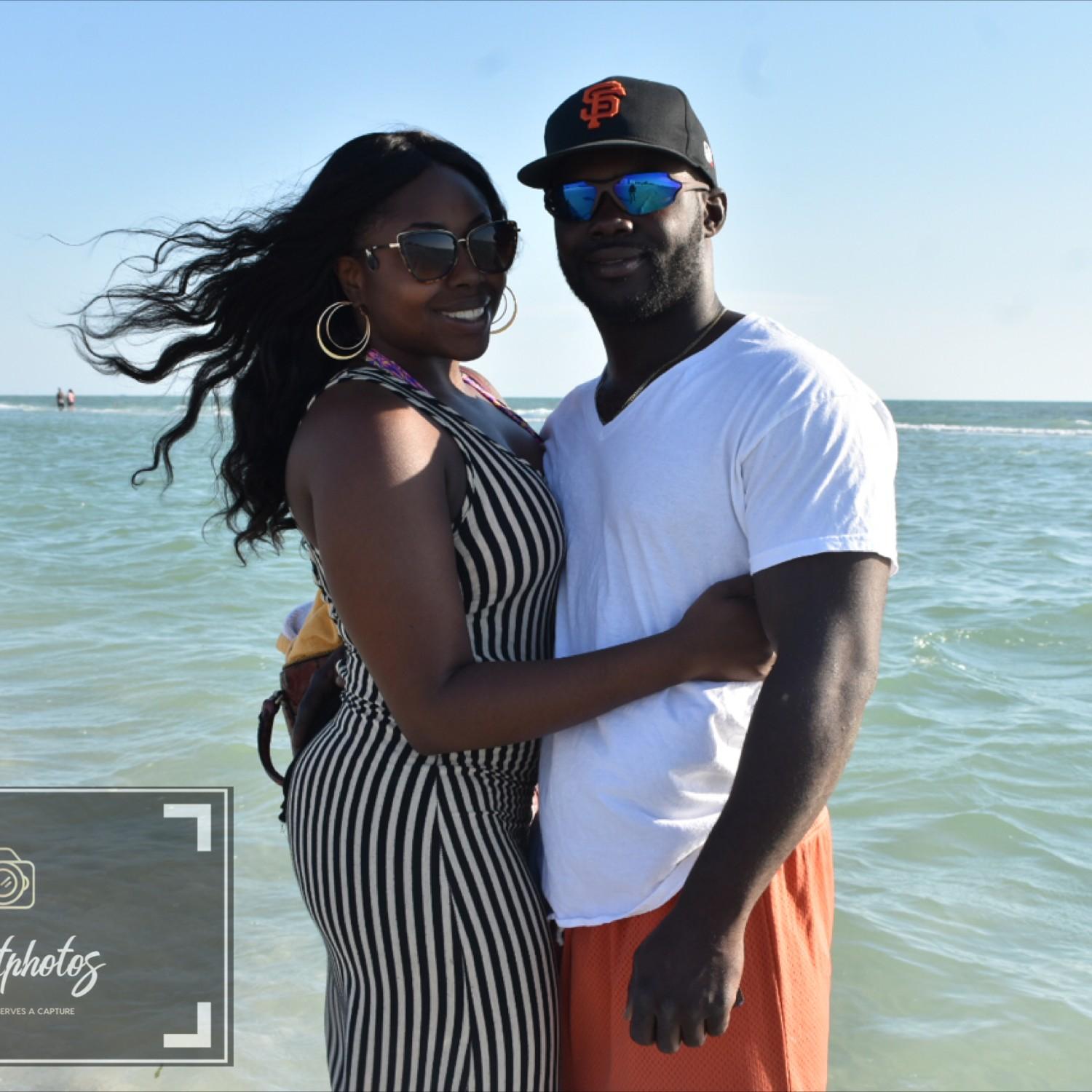 Did I mention we LOVE the beach? This particular day, a photographer stopped us, and blessed us with this pro shot.