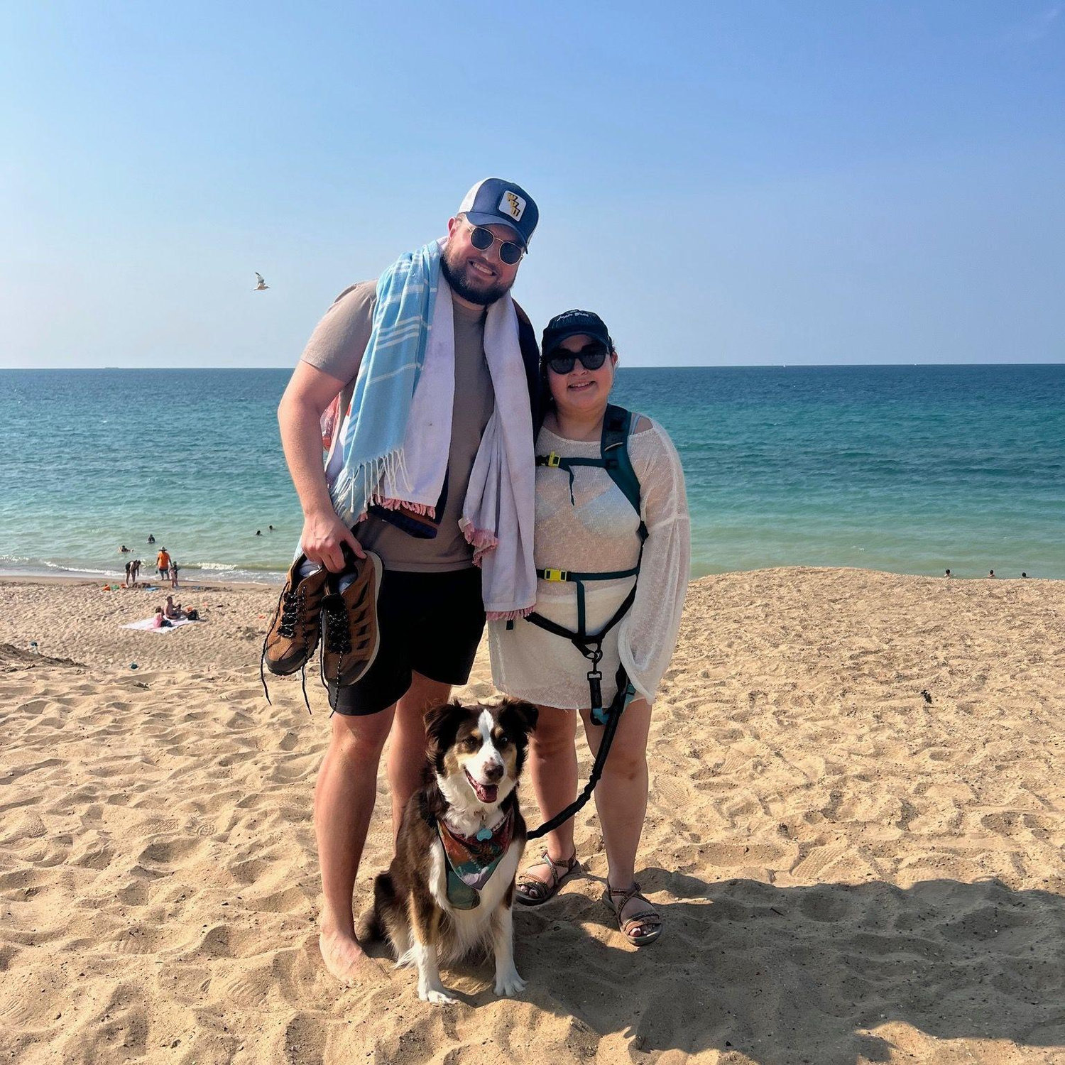 Indiana Sand Dunes beach day post hike!