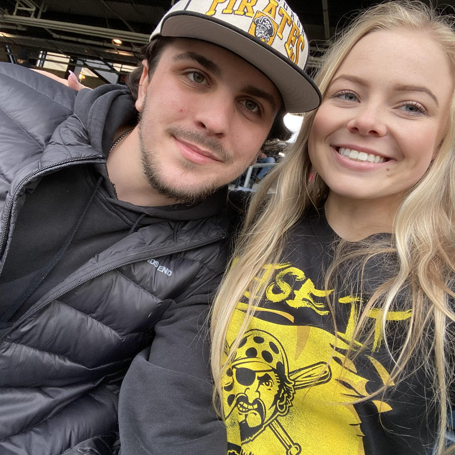 First Pirates game! Let's go bucks!