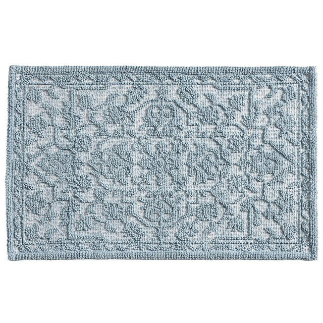 Rowen Bath Mat, Blue, 21" x 34"