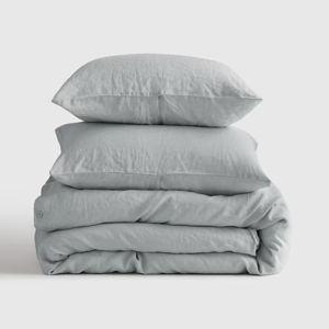 European Linen Duvet Cover Set - King/Cal King COLOR: MIST