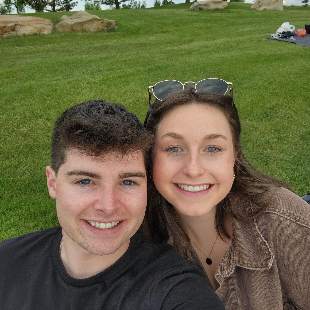 Right before Joe proposed on our 4 year anniversary!