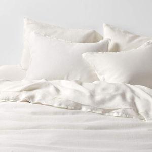 Aire Natural EUROPEAN FLAX ™-Certified Linen Pampas Ivory King Duvet Cover