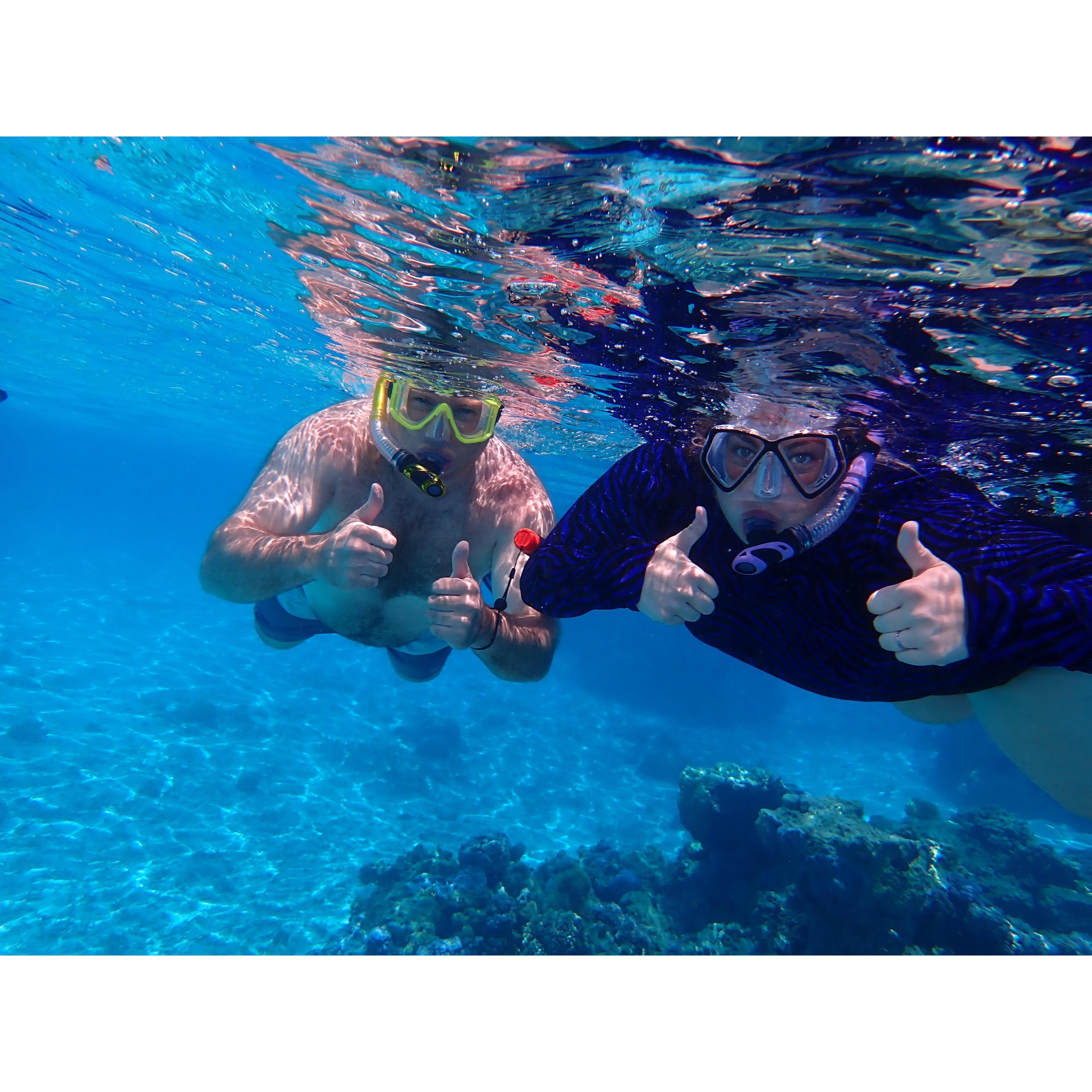 Snorkeling in Bora Bora