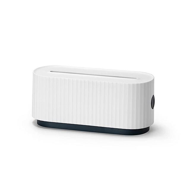 Lan Fei Power Cord Storage Box Large-Capacity Ventilation and Heat Dissipation Socket Wire Desktop Storage Box (White)