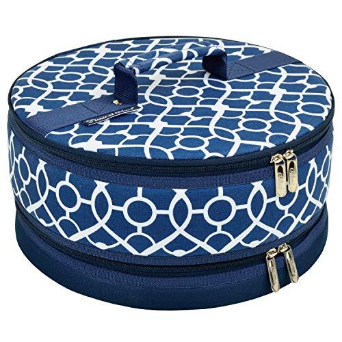 Picnic at Ascot Original Pie and Cake Carrier 12" Diameter- Designed & Quality Approved in the USA
