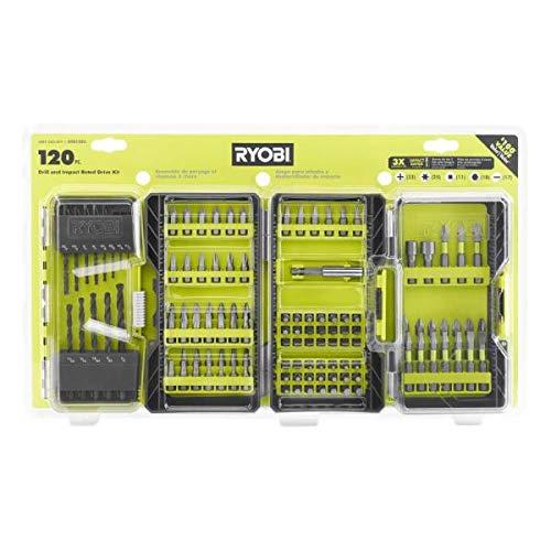 Ryobi (A981205) 120 Piece Set Multi-Material Drill and Impact Rate Drive Kit