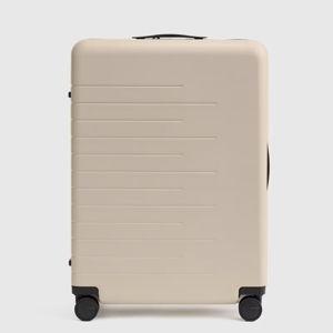 Expandable Medium Check-In Suitcase in Tan