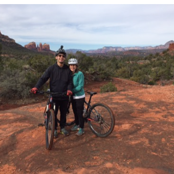 Mountain biking in the Sedona Red Rocks!